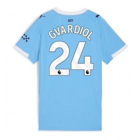 Manchester City Josko Gvardiol #24 Hemmakläder Dam 2025-26 Kortärmad